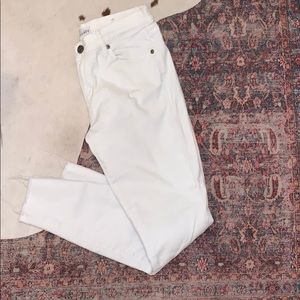 Ann Taylor Loft Modern Skinny, Raw Hem size 4